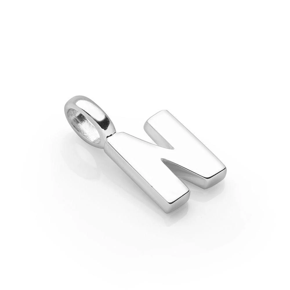 Silver Initial ID - Letter Only - Image 17