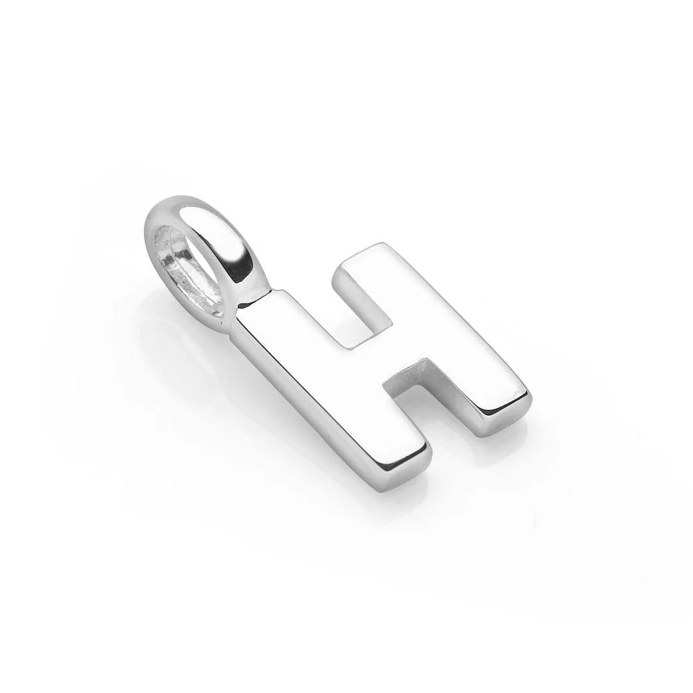 Silver Initial ID Pendant - Image 12